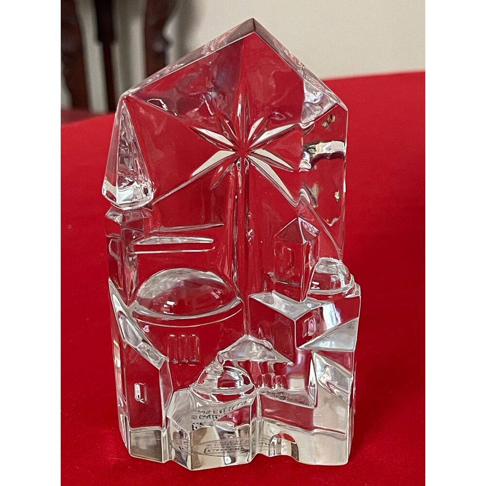 Avon Bethlehem Star Crystal Christmas Gallery Original 1984 German, Paperweight